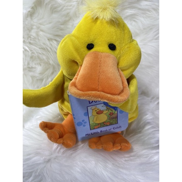 2003 Curious Duckling My Little Book of Colors Play & Learn Beanbag Plush Duck - Picture 9 of 9